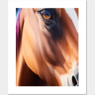 Bay Horse Head Posters and Art